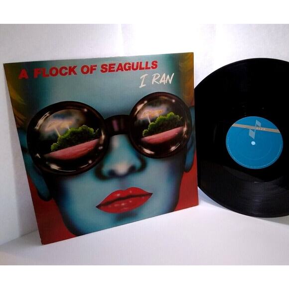 A Flock Of Seagulls I Ran RARE Mispress 1982 UK 12" Vinyl Record New Wave Synth